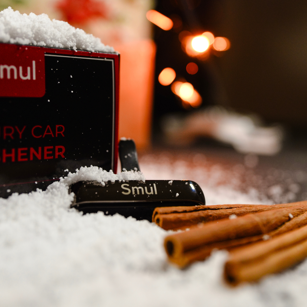 Smul™ Black Metal Car Diffuser Starter-Kit