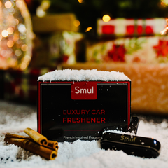 Smul™ Black Metal Car Diffuser Starter-Kit