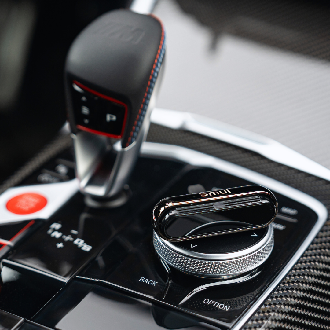 Smul™ Black Metal Car Diffuser Starter-Kit